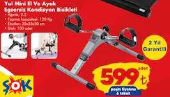YUİ MİNİ EL VE AYAK EGZERSİZ KONDİSYON BİSİKLETİ